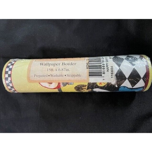 New Vintage Wallpaper Border "HAPPY DAYS" 50's Kitchen Diner Jukebox Rock & Roll - Picture 4 of 7